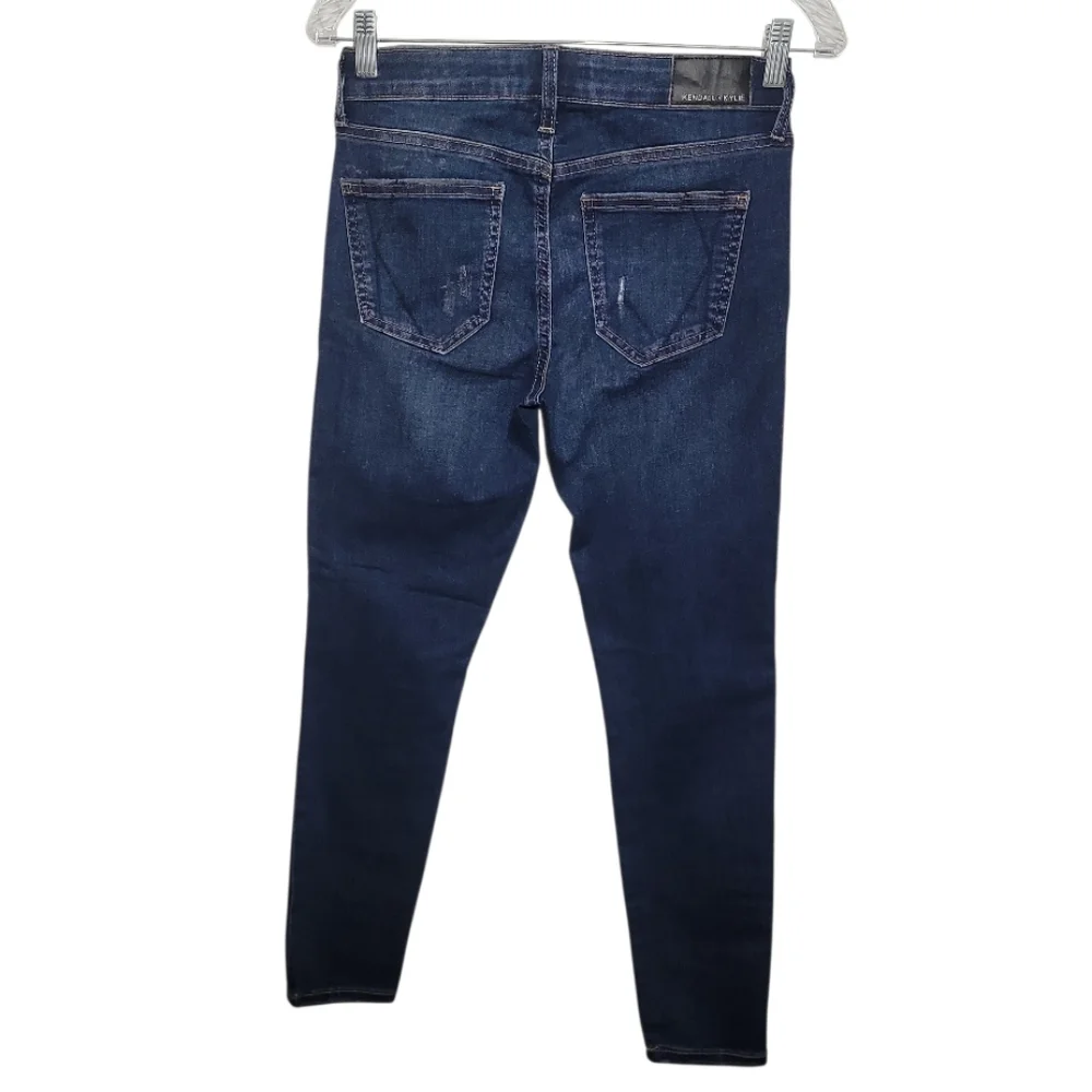 Kendall & Kylie the ultra babe skinny low rise blye jeans size 1 - Picture 2 of 10